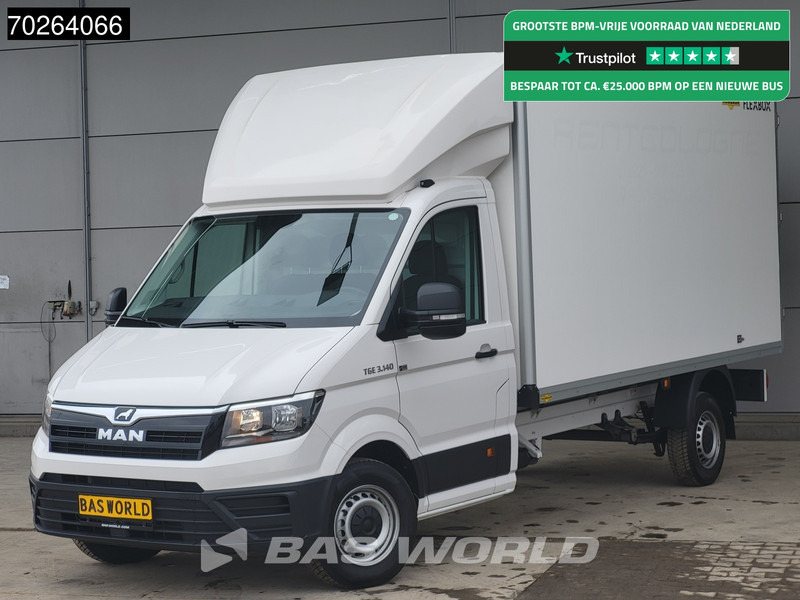 MAN TGE 3.140 Bakwagen met achterdeuren Nieuw!! Airco Meubelbak Koffer 17m3 Airco - Koffer Transporter: das Bild 1 MAN TGE 3.140 Bakwagen met achterdeuren Nieuw!! Airco Meubelbak Koffer 17m3 Airco - Koffer Transporter: das Bild 1
