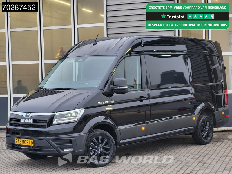 MAN TGE 3.180 Automaat 2025 model Facelift Black Edition L3H3 ACC Trekhaak L2H2 11m3 Airco Trekhaak - Kastenwagen: das Bild 1 MAN TGE 3.180 Automaat 2025 model Facelift Black Edition L3H3 ACC Trekhaak L2H2 11m3 Airco Trekhaak - Kastenwagen: das Bild 1