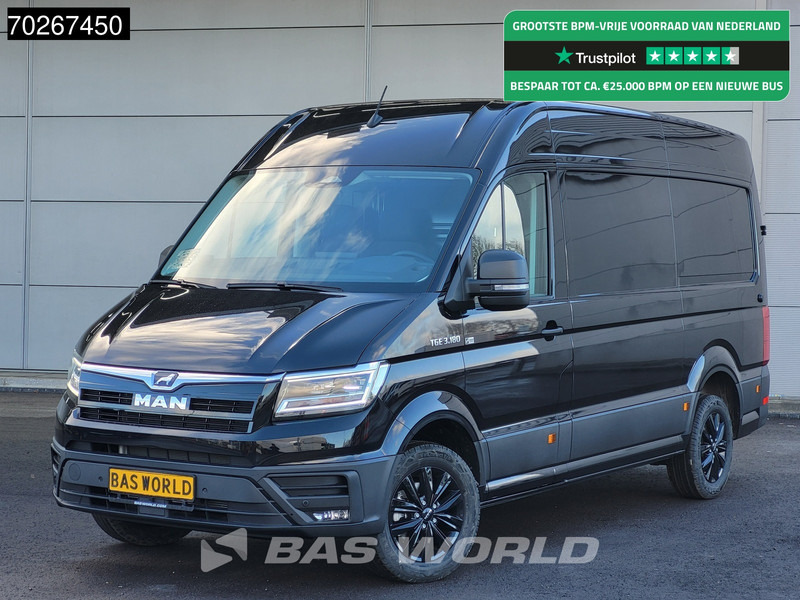 MAN TGE 3.180 Automaat 2025 model Facelift Black Edition L3H3 ACC Trekhaak L2H2 11m3 Airco Trekhaak - Kastenwagen: das Bild 1 MAN TGE 3.180 Automaat 2025 model Facelift Black Edition L3H3 ACC Trekhaak L2H2 11m3 Airco Trekhaak - Kastenwagen: das Bild 1