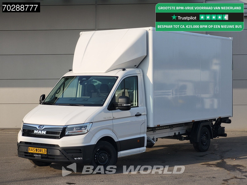 MAN TGE 3.180 Automaat Laadklep Bakwagen 2025 Facelift Navi LED Airco Cruise Euro6 Meubelbak Koffer 21m3 Airco Cruise control - Koffer Transporter: das Bild 1 MAN TGE 3.180 Automaat Laadklep Bakwagen 2025 Facelift Navi LED Airco Cruise Euro6 Meubelbak Koffer 21m3 Airco Cruise control - Koffer Transporter: das Bild 1