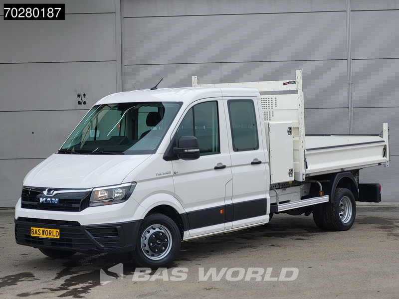 MAN TGE 5.120 Kipper met Kist Dubbel Cabine Dubbellucht 3,5t Trekhaak Navi Airco Cruise Euro6 Tipper Kipper Benne Airco Dubbel cabine Trekhaak - Kipper Transporter: das Bild 3 MAN TGE 5.120 Kipper met Kist Dubbel Cabine Dubbellucht 3,5t Trekhaak Navi Airco Cruise Euro6 Tipper Kipper Benne Airco Dubbel cabine Trekhaak - Kipper Transporter: das Bild 3