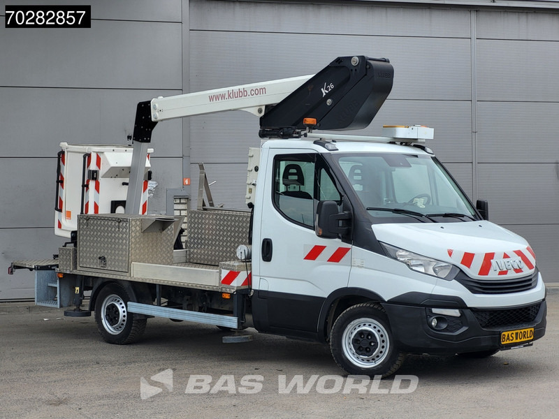 Iveco Daily 35S14 Hoogwerker Klubb 11meter werkhoogte Navi Airco Cruise Camera Parkeersensoren Euro6 Hubarbeitsbühne 1Personen Airco Cruise - Transporter: das Bild 3 Iveco Daily 35S14 Hoogwerker Klubb 11meter werkhoogte Navi Airco Cruise Camera Parkeersensoren Euro6 Hubarbeitsbühne 1Personen Airco Cruise - Transporter: das Bild 3