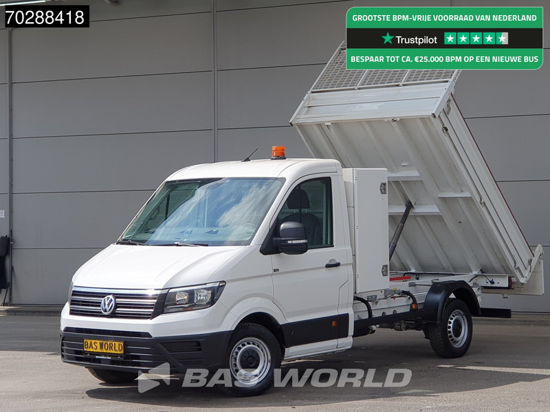 Volkswagen Crafter 140pk Kipper met Kist Trekhaak Airco Euro6 Kipper Tipper Benne Airco Trekhaak - Kipper Transporter: das Bild 1 Volkswagen Crafter 140pk Kipper met Kist Trekhaak Airco Euro6 Kipper Tipper Benne Airco Trekhaak - Kipper Transporter: das Bild 1