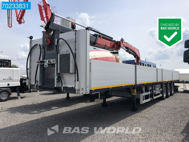 Bodex KIS3B 3 axles NEW! Fassi F195AF.0.23 Crane - Pritschenauflieger/ Plattformauflieger: das Bild 1 Bodex KIS3B 3 axles NEW! Fassi F195AF.0.23 Crane - Pritschenauflieger/ Plattformauflieger: das Bild 1