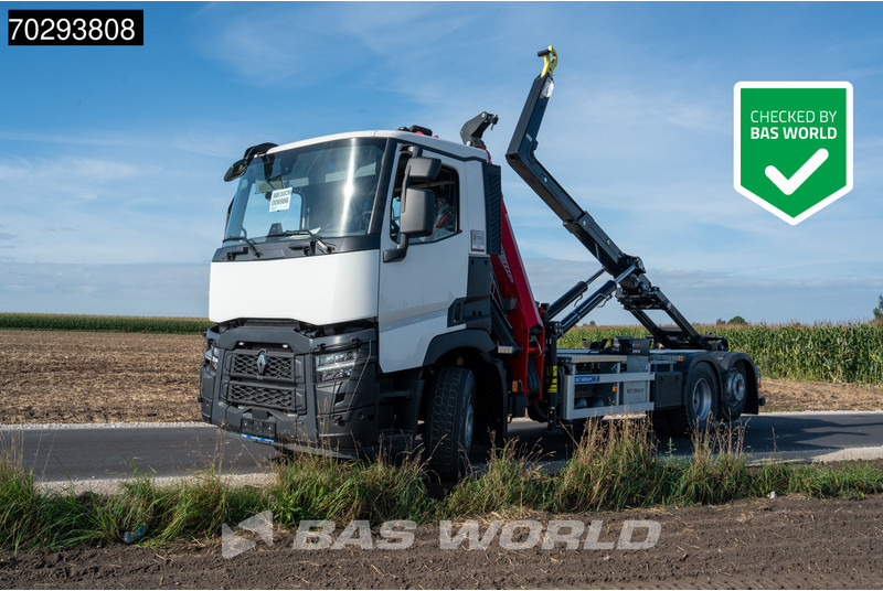 Renault C 480 C 6X2 Penz 15Z 9.5R Hiab 21 Tonnes Lift-Axle Euro 6 - Abrollkipper, Autokran: das Bild 1 Renault C 480 C 6X2 Penz 15Z 9.5R Hiab 21 Tonnes Lift-Axle Euro 6 - Abrollkipper, Autokran: das Bild 1