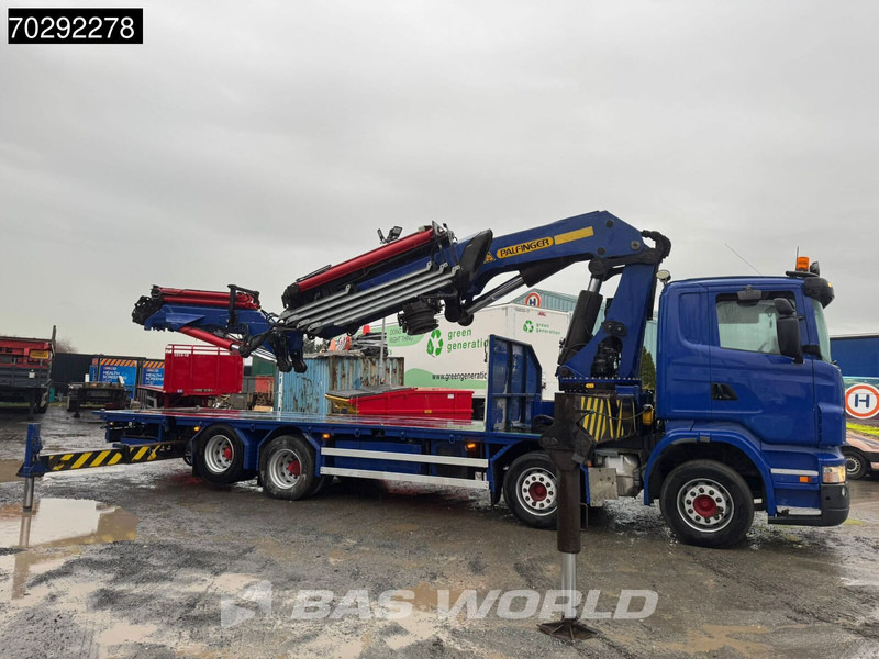 Scania R420 8X2 Palfinger PK100002 Crane Kran + PJ170 JIB Lift Axle Euro 4 - Pritsche LKW, Autokran: das Bild 3 Scania R420 8X2 Palfinger PK100002 Crane Kran + PJ170 JIB Lift Axle Euro 4 - Pritsche LKW, Autokran: das Bild 3