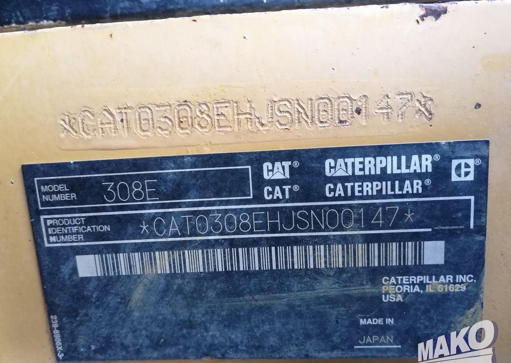 Kettenbagger Caterpillar 308 E SR: das Bild 18