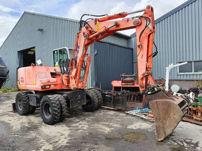 FIAT-HITACHI FH120W bandenkraan Wheel Excavator graafmachine - Mobilbagger: das Bild 2 FIAT-HITACHI FH120W bandenkraan Wheel Excavator graafmachine - Mobilbagger: das Bild 2