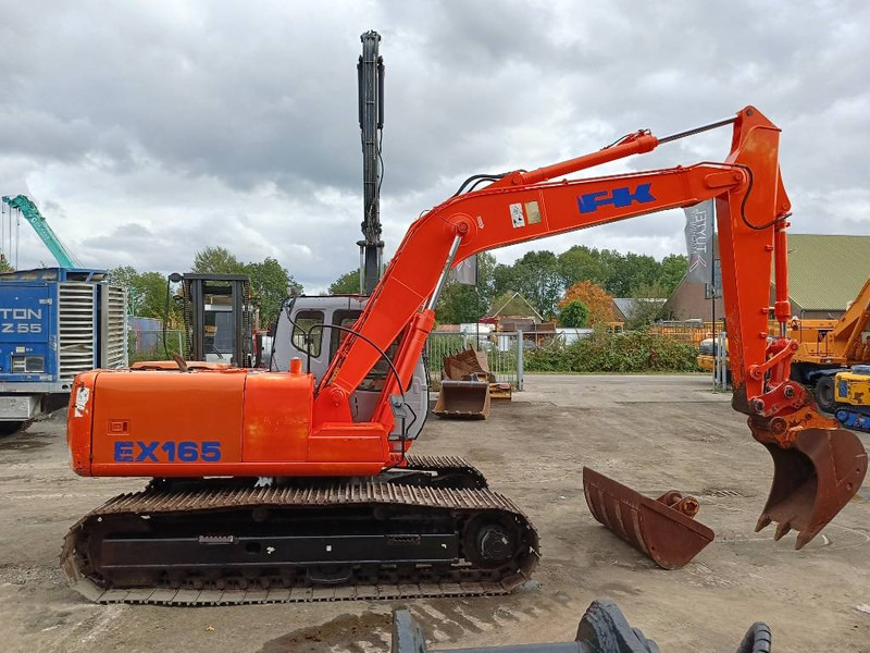 Kettenbagger Fiat-Kobelco EX165 hitachi excavator kettenbagger graafmachine: das Bild 7