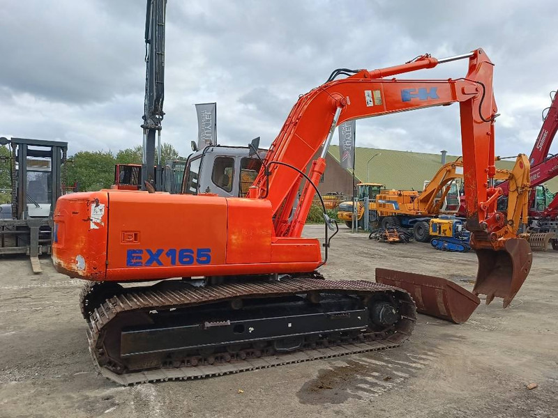 Kettenbagger Fiat-Kobelco EX165 hitachi excavator kettenbagger graafmachine: das Bild 6
