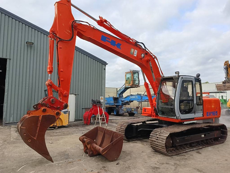 Kettenbagger Fiat-Kobelco EX165 hitachi excavator kettenbagger graafmachine: das Bild 11