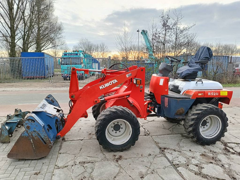 Radlader Kubota R 520 shovel wiellader loader lader met bak/vorken: das Bild 8