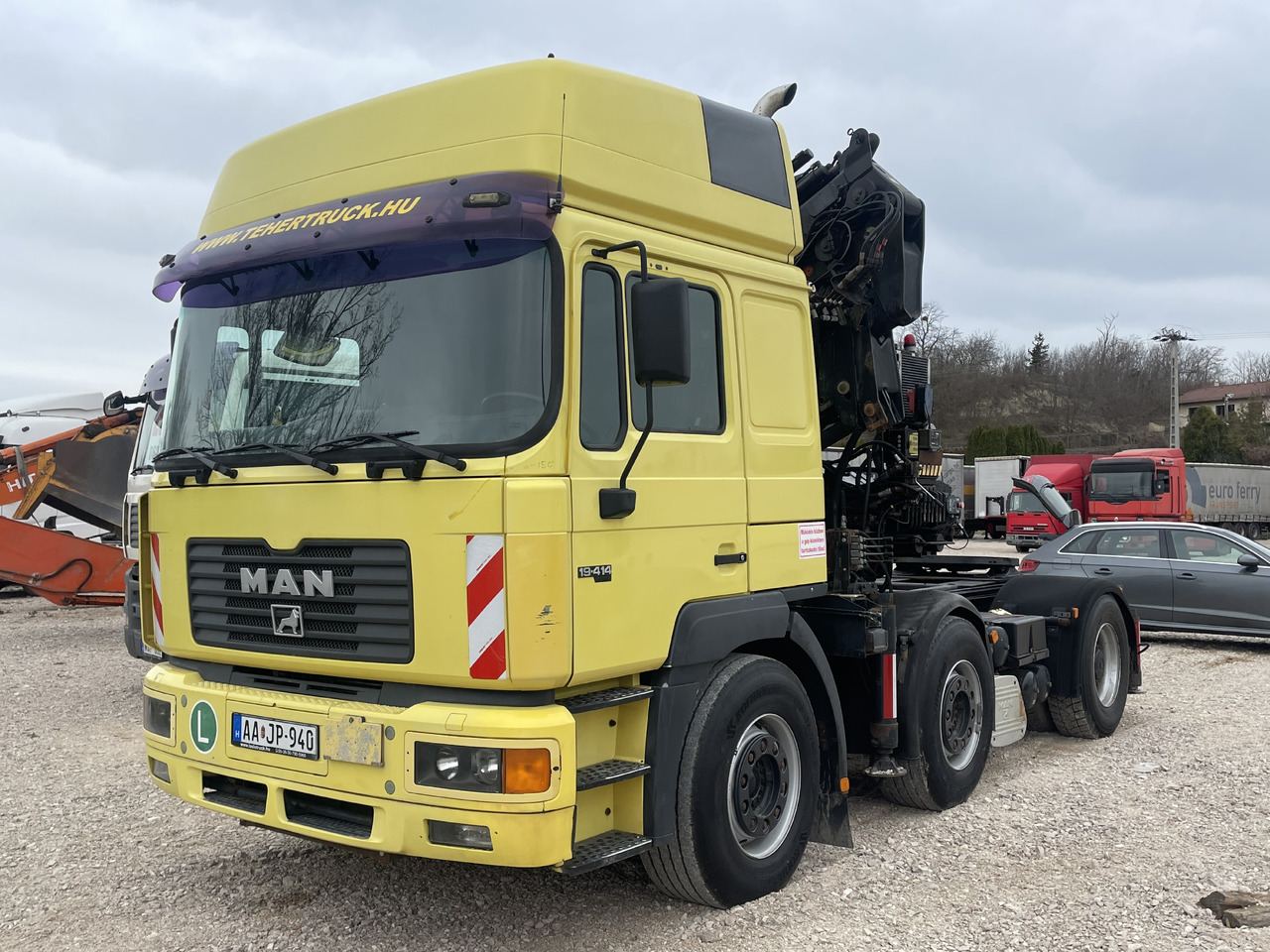 MAN F2000 413 6x2 Manual CRANE Hiab 330+jib 90 21m - Sattelzugmaschine: das Bild 1 MAN F2000 413 6x2 Manual CRANE Hiab 330+jib 90 21m - Sattelzugmaschine: das Bild 1