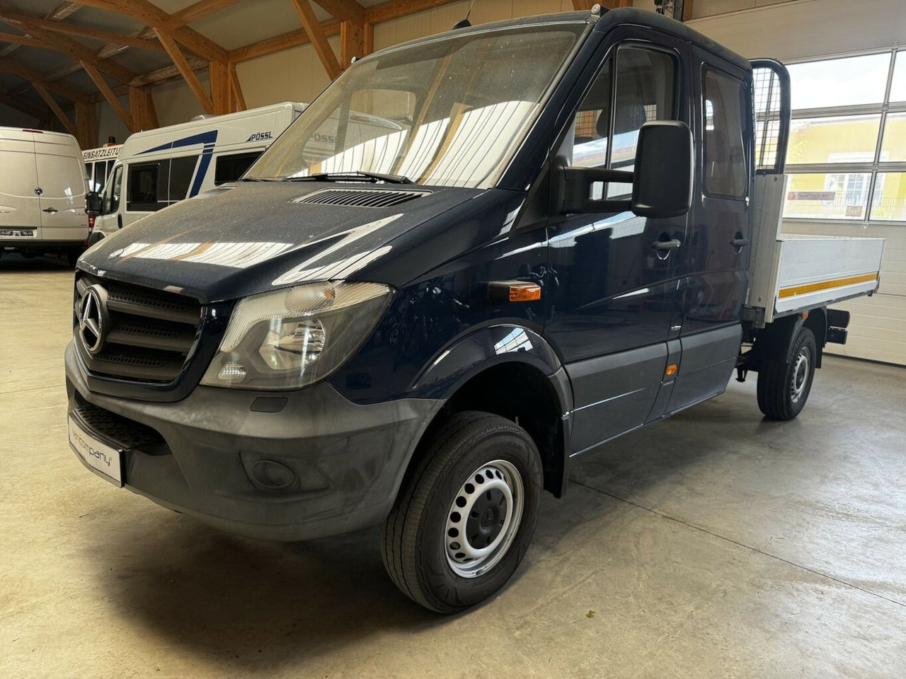 Mercedes-Benz Sprinter 313 CDI Doka 4x4 Allrad AHK 3.5t - Pritsche Transporter, Transporter mit Doppelkabine: das Bild 2 Mercedes-Benz Sprinter 313 CDI Doka 4x4 Allrad AHK 3.5t - Pritsche Transporter, Transporter mit Doppelkabine: das Bild 2