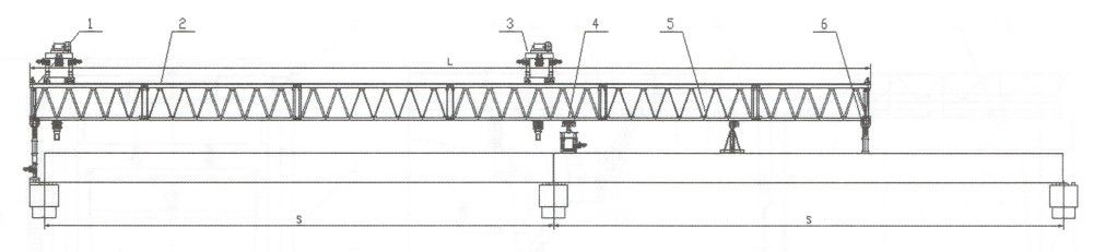 NEU: Portalkran XCMG Bridge Erecting Machine Elevated Railway: das Bild 6 NEU: Portalkran XCMG Bridge Erecting Machine Elevated Railway: das Bild 6