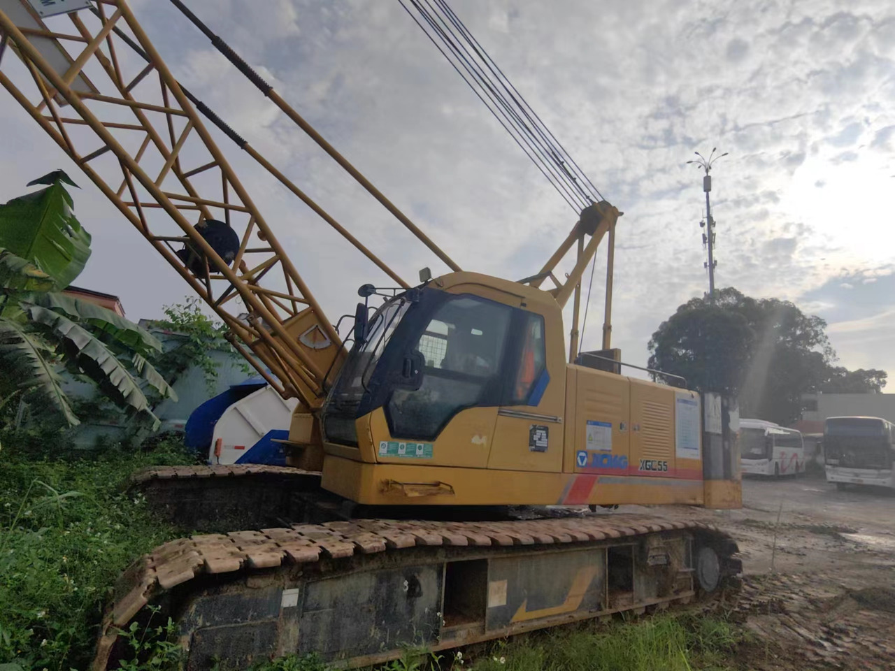 XCMG Official Second Hand Mini Crawler Crane XGC55 Used Mobile Crane For Sale - Raupenkran: das Bild 3 XCMG Official Second Hand Mini Crawler Crane XGC55 Used Mobile Crane For Sale - Raupenkran: das Bild 3