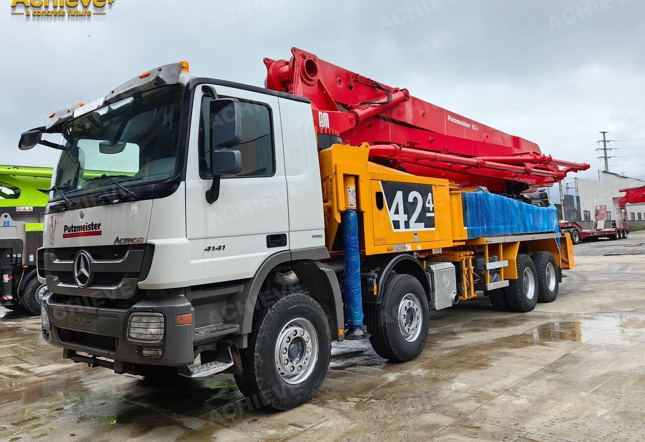 PUTZMEISTER Mercedes-Benz Actros 4141 concrete pumpM42-4R 170 m³【ACHIEVE】TOP CONDITION!!! - Betonpumpe: das Bild 2 PUTZMEISTER Mercedes-Benz Actros 4141 concrete pumpM42-4R 170 m³【ACHIEVE】TOP CONDITION!!! - Betonpumpe: das Bild 2