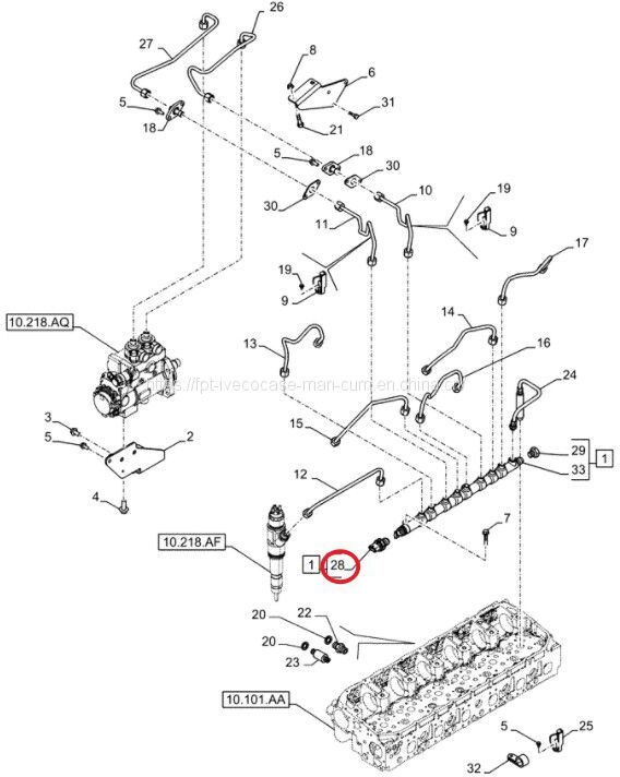 FPT IVECO CASE Cursor11 EURO 6 F3GFE613A B001 5801863562/5801690111 Common rail sensor 5801483105 - Sensor: das Bild 4 FPT IVECO CASE Cursor11 EURO 6 F3GFE613A B001 5801863562/5801690111 Common rail sensor 5801483105 - Sensor: das Bild 4