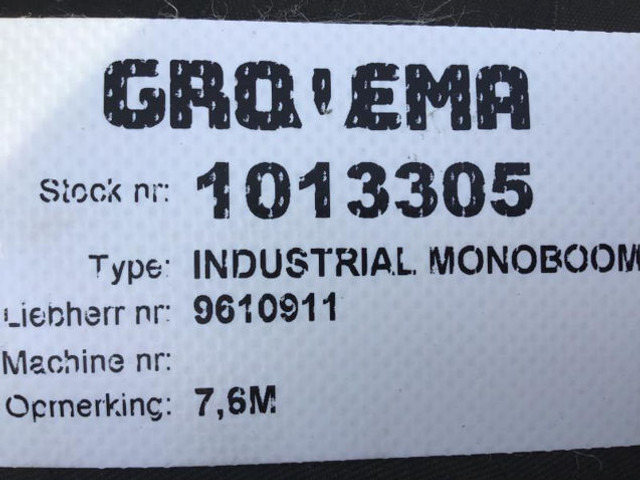 Liebherr Industrial Boom 7,6 M - Anbauteil: das Bild 4 Liebherr Industrial Boom 7,6 M - Anbauteil: das Bild 4