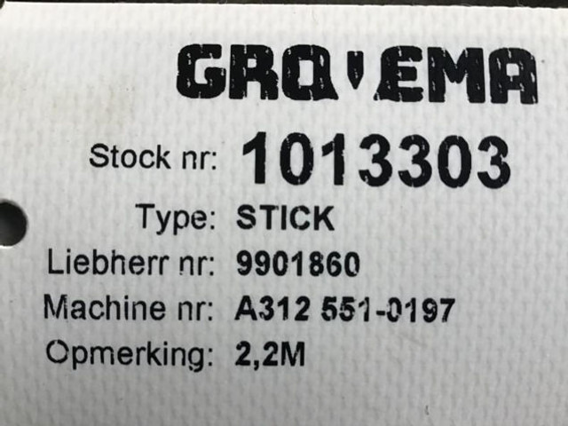 Liebherr Stick 2,2 M - Anbauteil: das Bild 5 Liebherr Stick 2,2 M - Anbauteil: das Bild 5