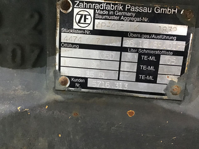 Liebherr Axle - Hinterachse: das Bild 5 Liebherr Axle - Hinterachse: das Bild 5