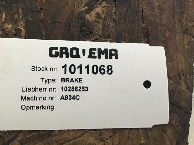 Liebherr Brake - Bremstrommel: das Bild 3 Liebherr Brake - Bremstrommel: das Bild 3