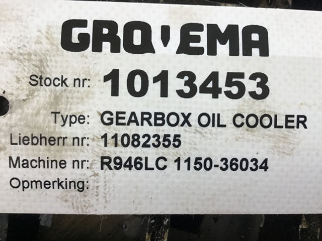 Liebherr Gearbox Oilcooler - Getriebe: das Bild 3 Liebherr Gearbox Oilcooler - Getriebe: das Bild 3