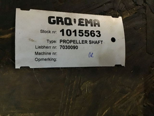 Liebherr Propeller Shaft - Antriebswelle: das Bild 1 Liebherr Propeller Shaft - Antriebswelle: das Bild 1