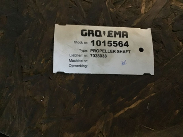 Liebherr Propeller Shaft - Antriebswelle: das Bild 2 Liebherr Propeller Shaft - Antriebswelle: das Bild 2