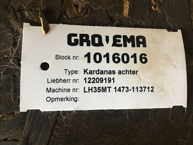 Liebherr Propellor Shaft - Antriebswelle: das Bild 4 Liebherr Propellor Shaft - Antriebswelle: das Bild 4