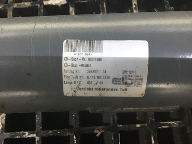 Liebherr Propellor Shaft - Antriebswelle: das Bild 4 Liebherr Propellor Shaft - Antriebswelle: das Bild 4