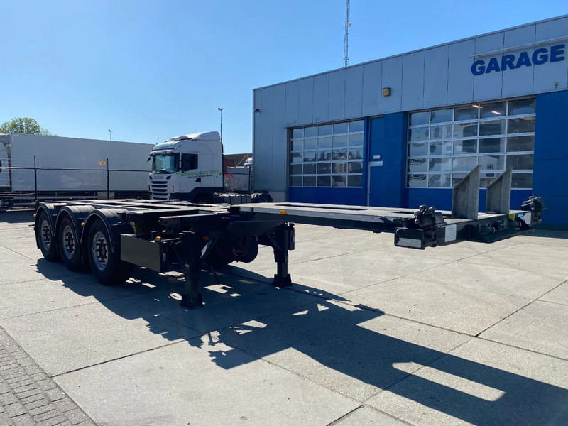 Container/ Wechselfahrgestell Auflieger Broshuis MFCC-HD / 2x Extendable / Disc Brakes /1x lift Axle / 45FT: das Bild 6