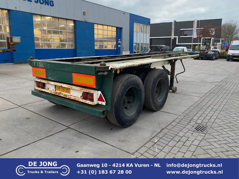Groenewegen Container Chassis / 20 FT / BPW / Double Tyres - Container/ Wechselfahrgestell Auflieger: das Bild 1 Groenewegen Container Chassis / 20 FT / BPW / Double Tyres - Container/ Wechselfahrgestell Auflieger: das Bild 1