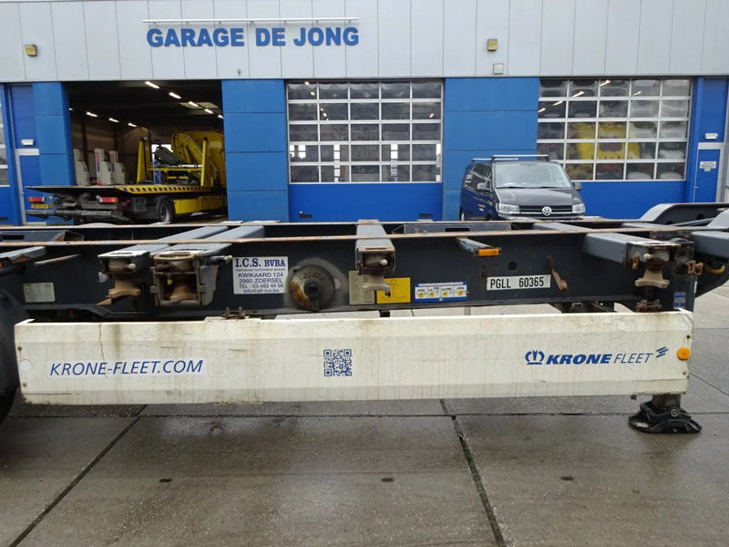 Container/ Wechselfahrgestell Auflieger Krone SD 27 / Container Chassis / BPW + Drum / 45 FT: das Bild 8