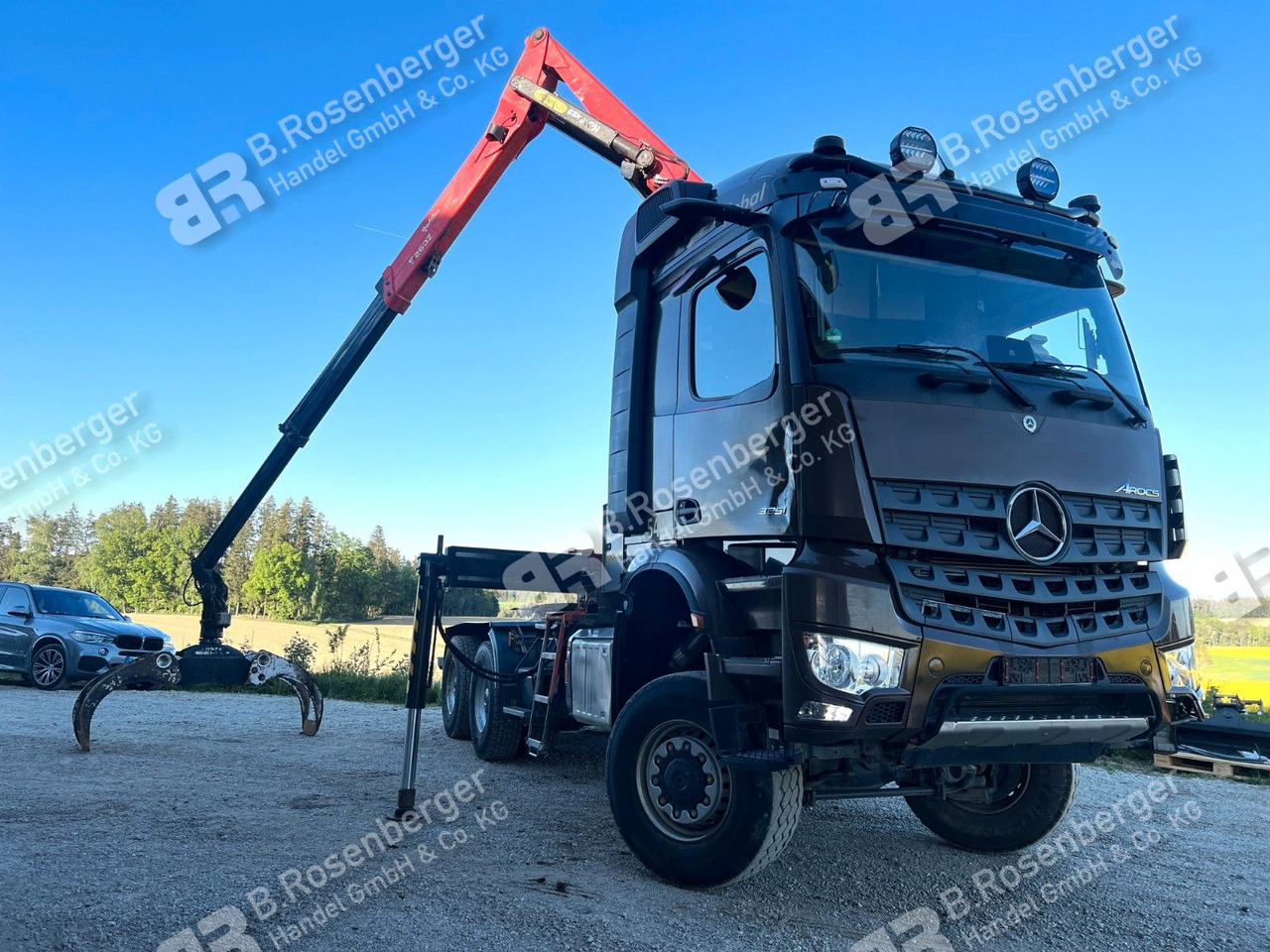 Mercedes-Benz Arocs 3351 6x6 Palfinger Epsilon S260Z96 - Holztransporter, Autokran: das Bild 1 Mercedes-Benz Arocs 3351 6x6 Palfinger Epsilon S260Z96 - Holztransporter, Autokran: das Bild 1