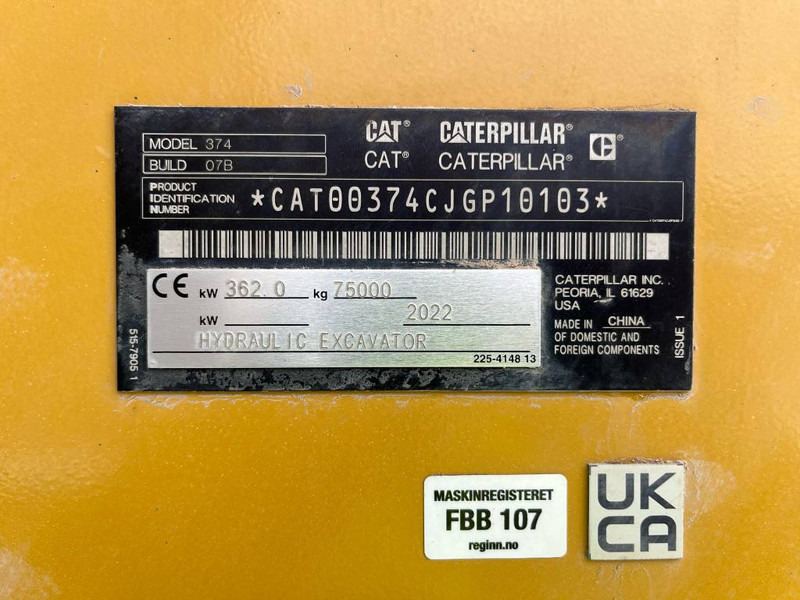Cat 374-07B - Kettenbagger: das Bild 5 Cat 374-07B - Kettenbagger: das Bild 5