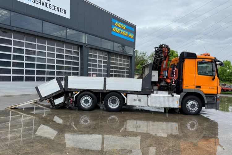 Mercedes-Benz Actros 2548 Atlas 290 Baumaschinentaxi - Autokran: das Bild 5 Mercedes-Benz Actros 2548 Atlas 290 Baumaschinentaxi - Autokran: das Bild 5