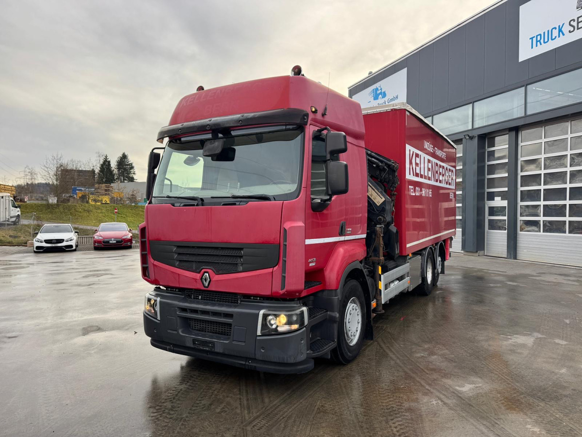 RENAULT Lander 460 6x2 HMF3722 4+4 - Autokran: das Bild 1 RENAULT Lander 460 6x2 HMF3722 4+4 - Autokran: das Bild 1