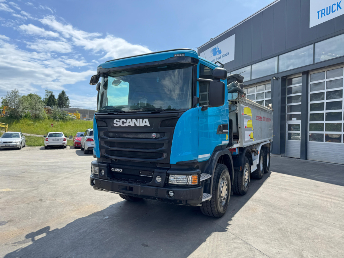 SCANIA G450 8x4 Abschiebemulde (no tipper) - Kipper: das Bild 1 SCANIA G450 8x4 Abschiebemulde (no tipper) - Kipper: das Bild 1
