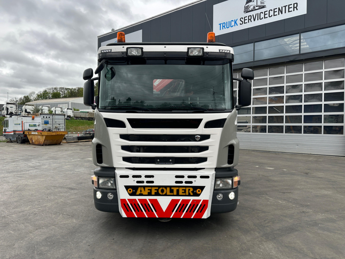 Autokran SCANIA G480 8x4 SZM/Pritsche Fassi 950: das Bild 11