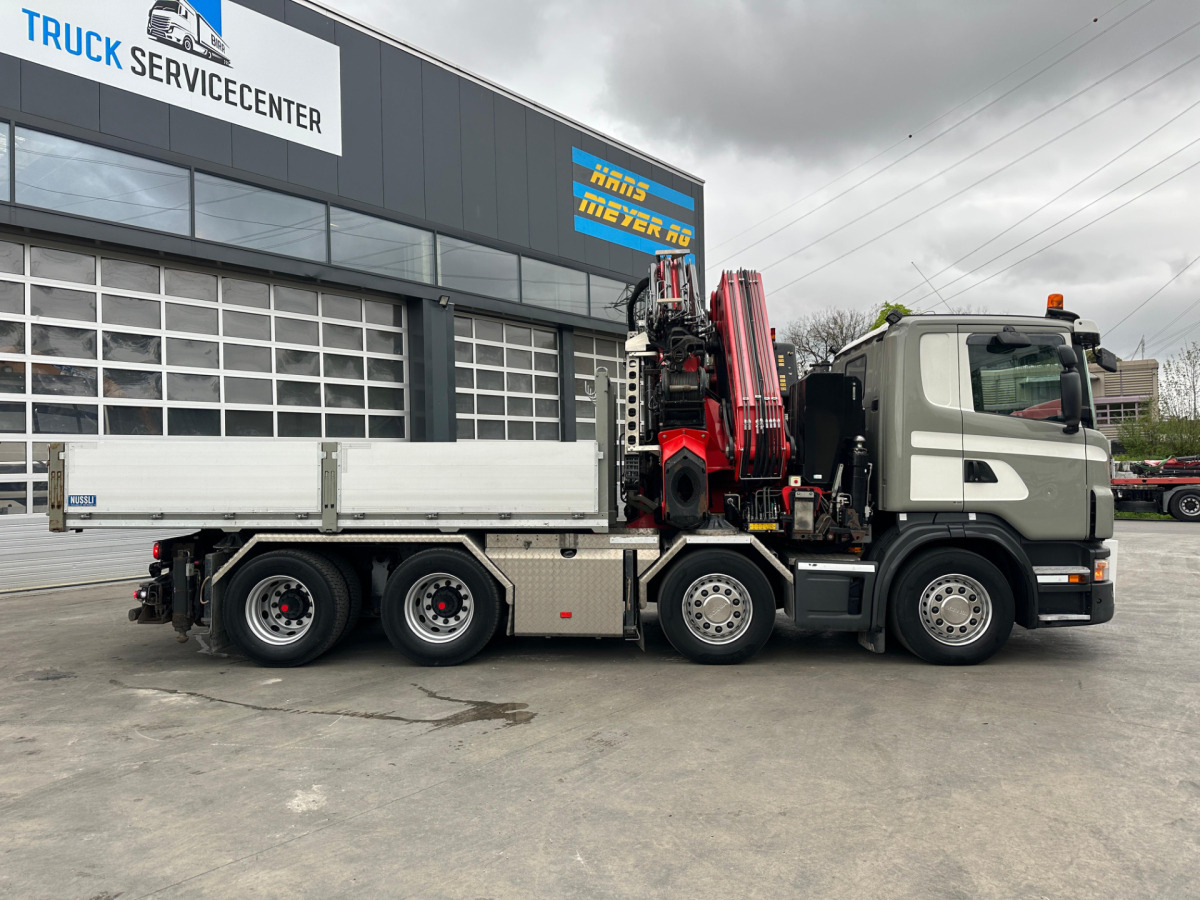 Autokran SCANIA G480 8x4 SZM/Pritsche Fassi 950: das Bild 13