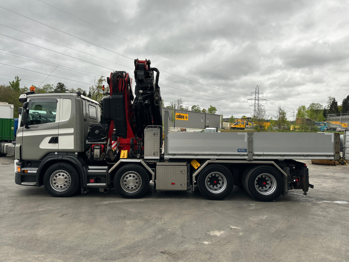 Autokran SCANIA G480 8x4 SZM/Pritsche Fassi 950: das Bild 17