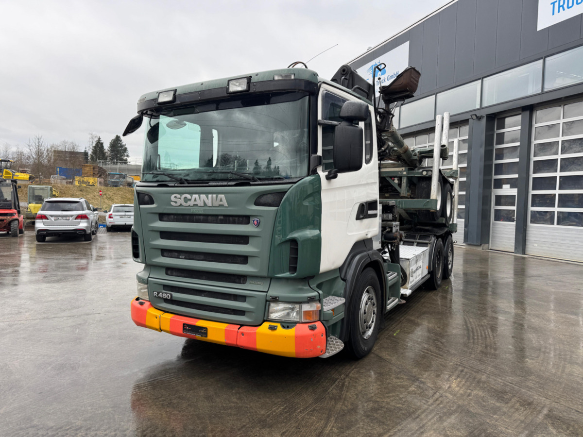 SCANIA R480 6x2 Loglift F265 mit Dolly - Holztransporter: das Bild 1 SCANIA R480 6x2 Loglift F265 mit Dolly - Holztransporter: das Bild 1