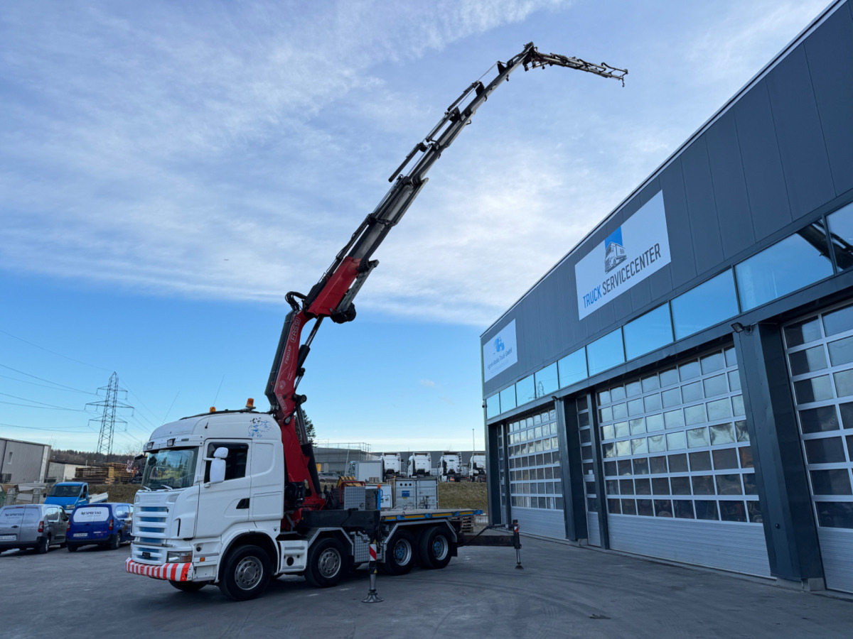 SCANIA R480 8x4 Fassi 660 SZM/Pritsche - Autokran: das Bild 2 SCANIA R480 8x4 Fassi 660 SZM/Pritsche - Autokran: das Bild 2