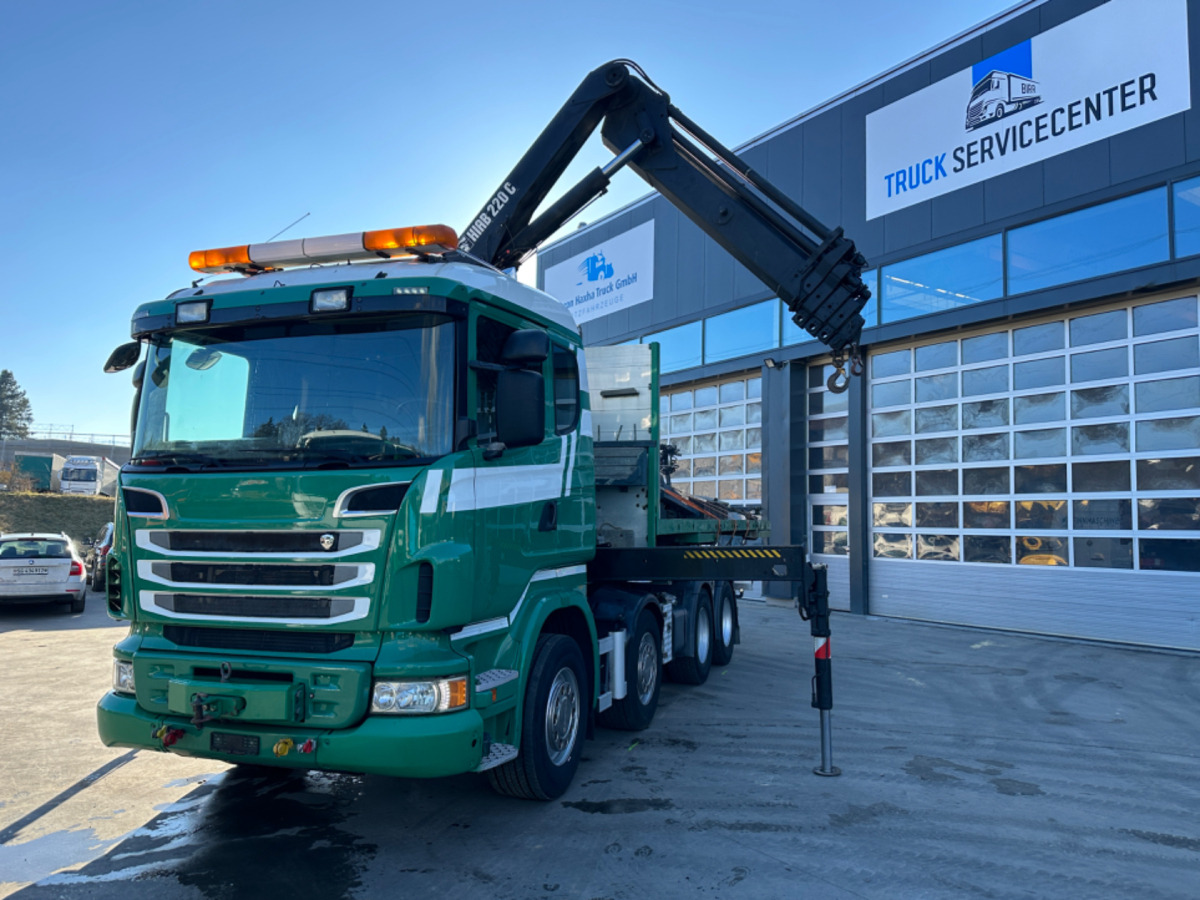 SCANIA R480 8x4 SWS SZM/Kran/Pritsche - Autokran: das Bild 2 SCANIA R480 8x4 SWS SZM/Kran/Pritsche - Autokran: das Bild 2