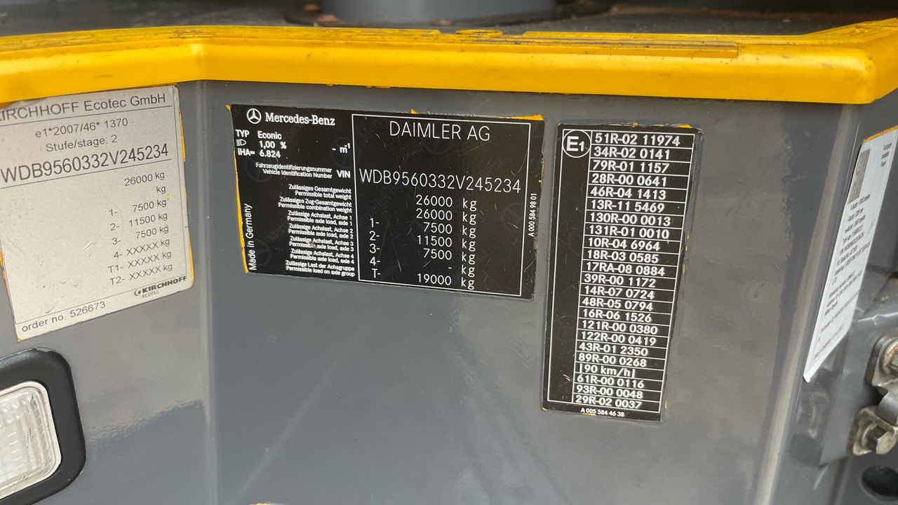 Müllwagen Mercedes-Benz Econic: das Bild 12 Müllwagen Mercedes-Benz Econic: das Bild 12