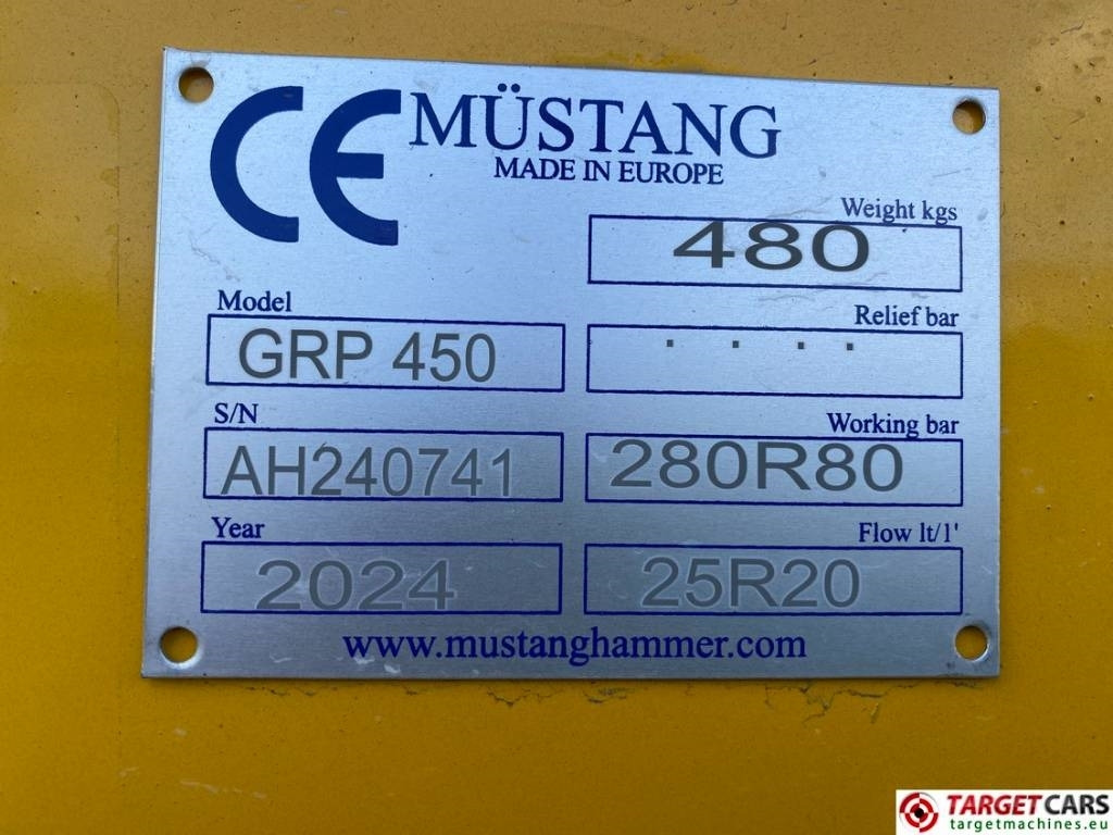 NEU: Greifer für Baumaschine Mustang GRP450 Hydraulic Rotation Sorting Grapple 5~12T: das Bild 10