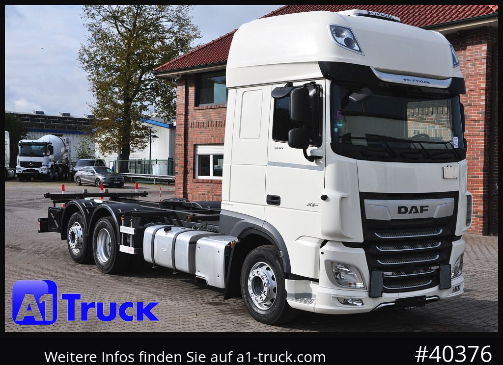 DAF DAF XF 480 FAN SSC Intarder, Lenkachse Standlklima - Containerwagen/ Wechselfahrgestell LKW: das Bild 1 DAF DAF XF 480 FAN SSC Intarder, Lenkachse Standlklima - Containerwagen/ Wechselfahrgestell LKW: das Bild 1