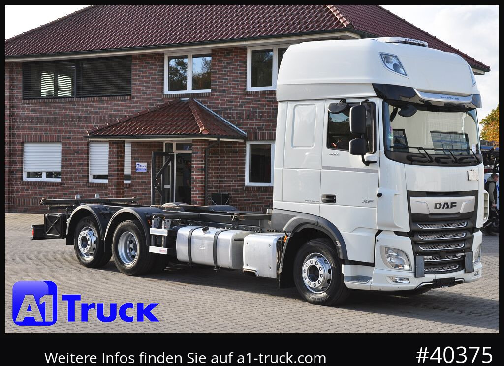 DAF DAF XF 480 FAN SSC Intarder, Lenkachse Standlklima - Containerwagen/ Wechselfahrgestell LKW: das Bild 1 DAF DAF XF 480 FAN SSC Intarder, Lenkachse Standlklima - Containerwagen/ Wechselfahrgestell LKW: das Bild 1