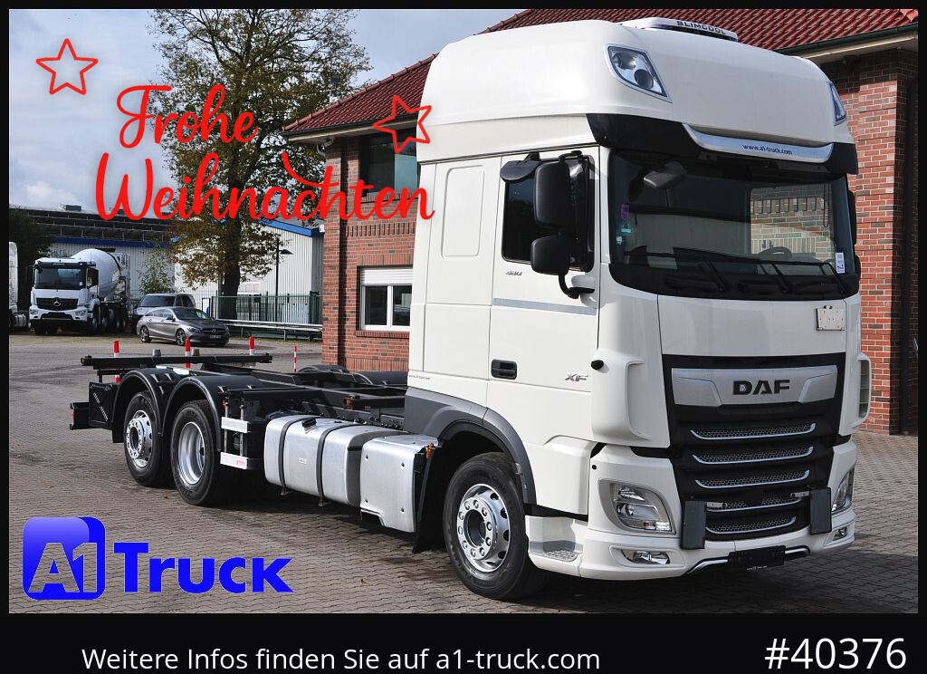 DAF DAF XF 480 FAN SSC Intarder, Lenkachse Standlklima - Containerwagen/ Wechselfahrgestell LKW: das Bild 1 DAF DAF XF 480 FAN SSC Intarder, Lenkachse Standlklima - Containerwagen/ Wechselfahrgestell LKW: das Bild 1